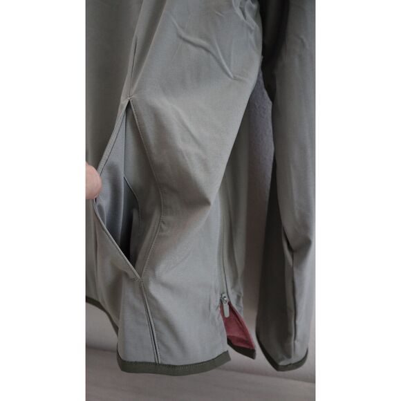 Adidas HS7591 Men's Sz M Silver Pebble Golf Go-To Lightweight Wind Hoodie - Picture 7 of 11